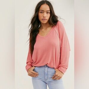 We The Free Santa Clara Thermal Prairie Rose Pink Size XS *flawed